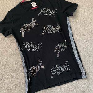 VS PINK Glitter Tee